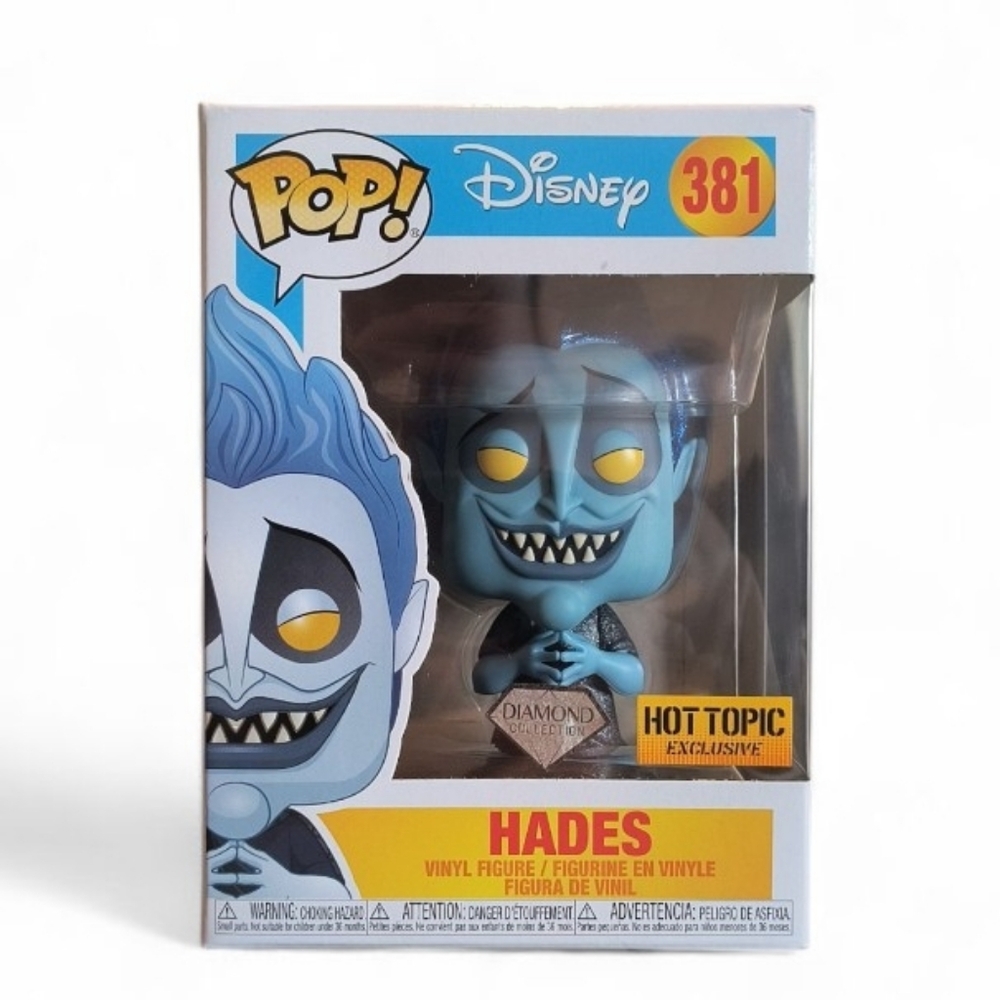 Funko Pop Disney Hercules Hades Diamond Collection Figure Hot Topic Exclusive
